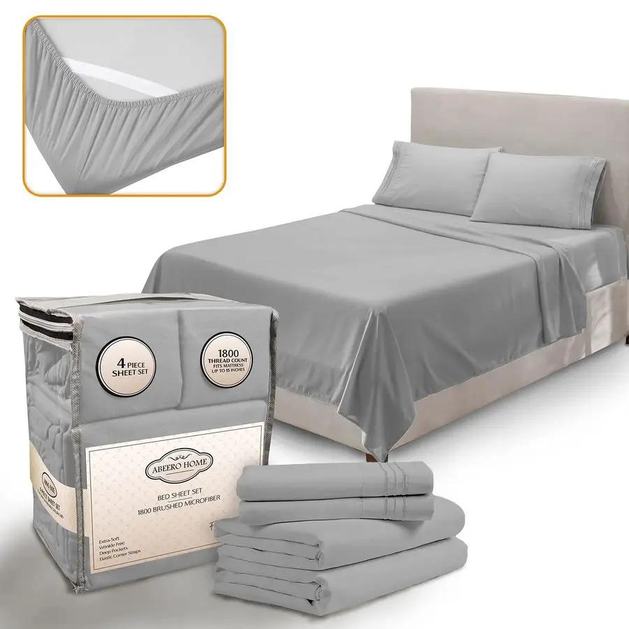Size Sheets Set Cooling Luxury Hotel Sheets Soft Bed Sheet with Elastic Corner Straps Deep Pockets Microfiber Bedsheet Bedding S
Size Sheets Set Cooling Luxury Hotel Sheets Soft Bed Sheet with Elastic Corner Straps Deep Pockets Microfiber Bedsheet Bedding S