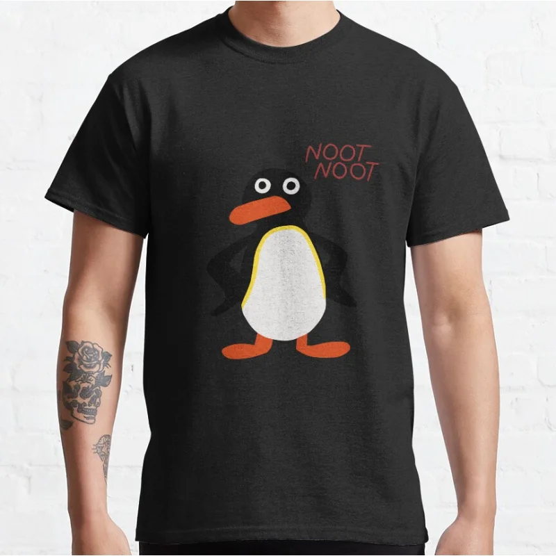 Noot Noot Pingu - Funny Animals meme gift T shirt for men Large size Tops S-6XL 100% cotton printed Clothes
Noot Noot Pingu - Funny Animals meme gift T shirt for men Large size Tops S-6XL 100% cotton printed Clothes