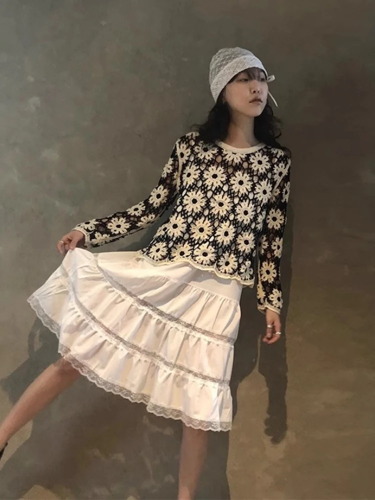 Liangliang Retro Embroidered Hollow out Knitted Top Women Summer New Sle Ethnic Colion Color Match Loose Fit round Ne ...
Liangliang Retro Embroidered Hollow out Knitted Top Women Summer New Sle Ethnic Colion Color Match Loose Fit round Ne ...