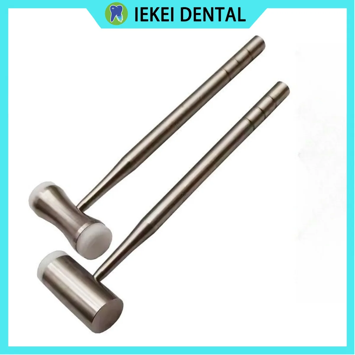 Dental Stainless Steel Nylon Head Bone Hammer Tooth Extraction Implant Double Head Shock Absorbing Impact Hammer
Dental Stainless Steel Nylon Head Bone Hammer Tooth Extraction Implant Double Head Shock Absorbing Impact Hammer