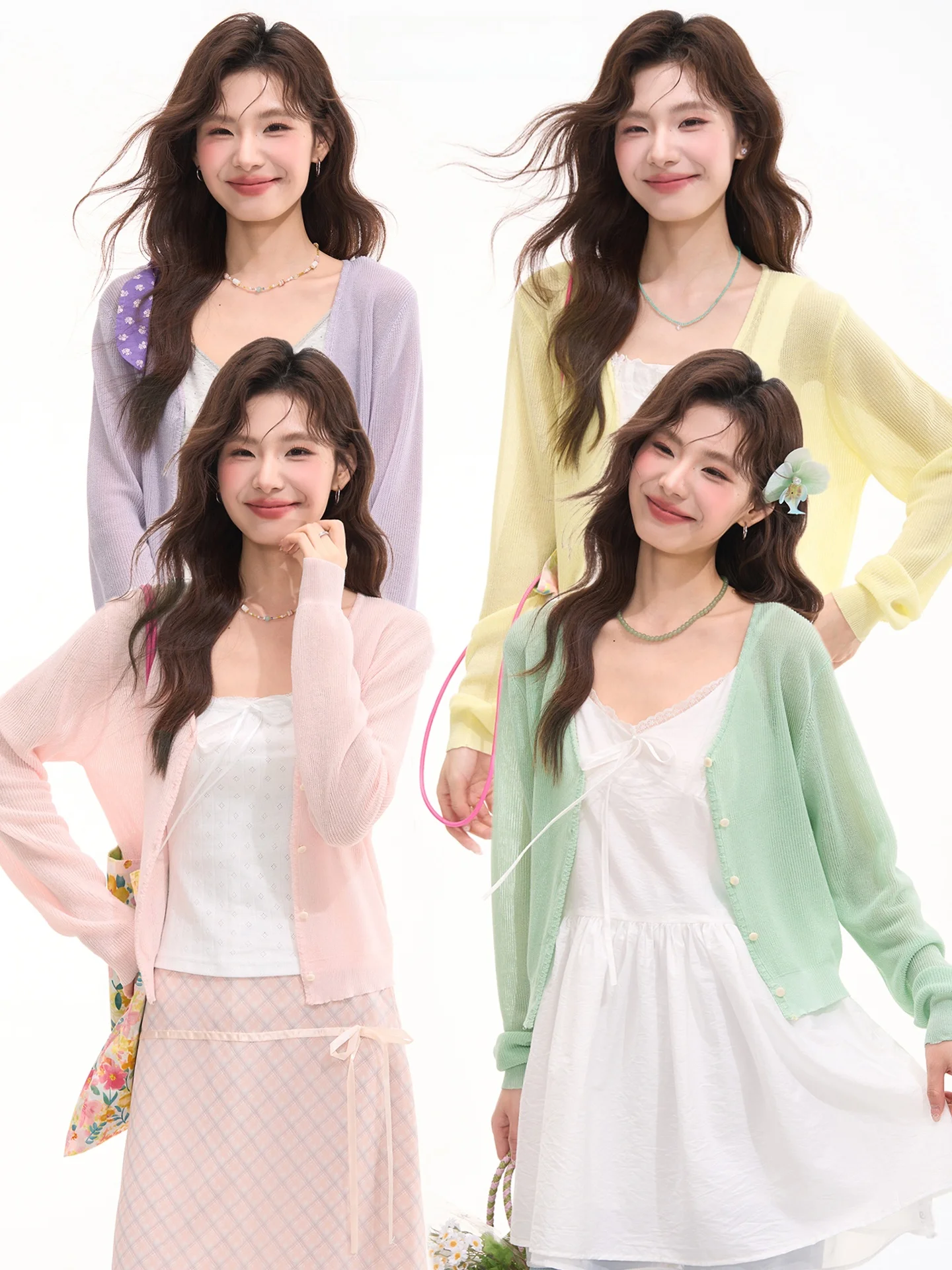 Dopamine Summer Season Lenzing Linen Candy Colored Knitted Open Cardigan Top Women Casual Style Long Sleeve Regular Fit
Dopamine Summer Season Lenzing Linen Candy Colored Knitted Open Cardigan Top Women Casual Style Long Sleeve Regular Fit