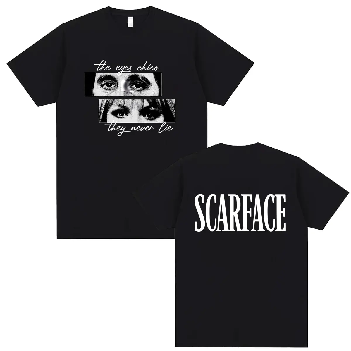 90s Classic Gangsters Movie Scarface T-shirt Tony Montana Al Pacino T Shirts Tops Summer Men Women Hip Hop Oversized Streetwear
90s Classic Gangsters Movie Scarface T-shirt Tony Montana Al Pacino T Shirts Tops Summer Men Women Hip Hop Oversized Streetwear