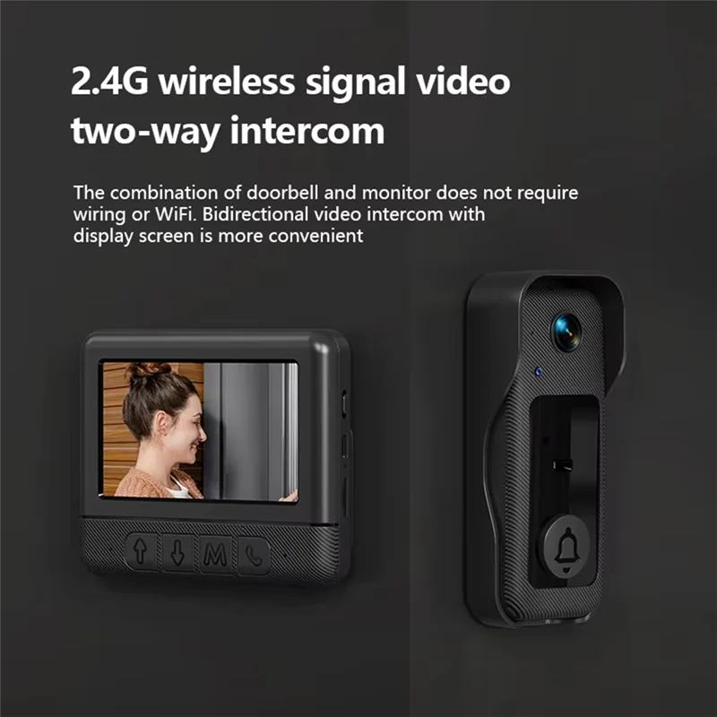 【Recommend】4.3-Inch Home Security Smart Doorbell Duplex Intercom Smart Doorbell Smart Eye Peephole Doorbell
【Recommend】4.3-Inch Home Security Smart Doorbell Duplex Intercom Smart Doorbell Smart Eye Peephole Doorbell
