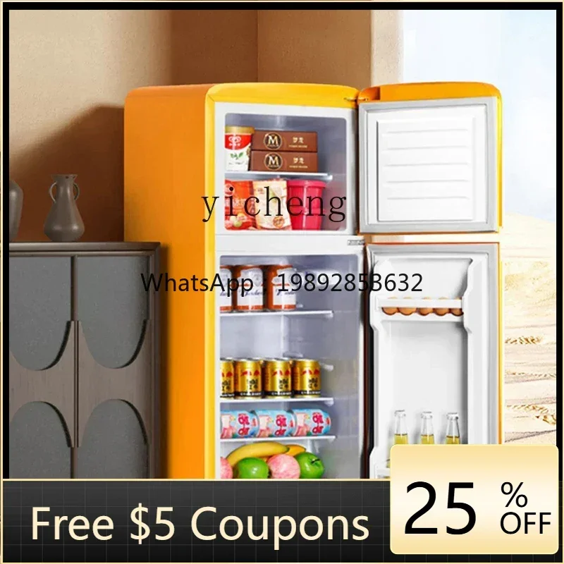 ZSG refrigerator double door small mini home rental room electric color energy-saving refrigerator
ZSG refrigerator double door small mini home rental room electric color energy-saving refrigerator