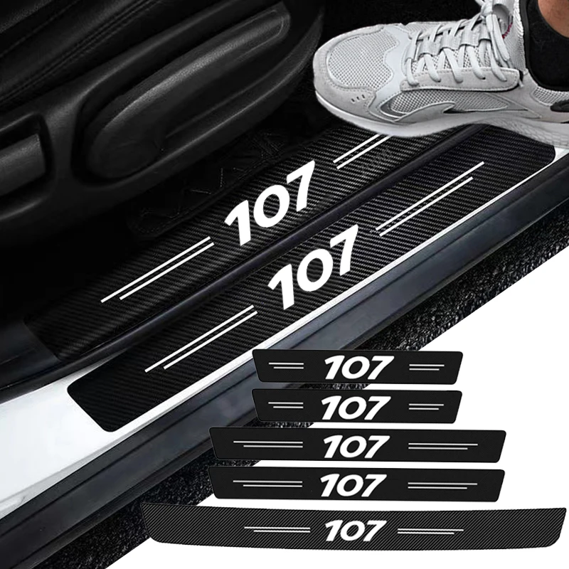 Накладки на пороги автомобиля для Peugeot 107, эмблема, задний багажник, бампер, Стайлинг, декоративные наклейки, накладка на порог, аксессуары
Накладки на пороги автомобиля для Peugeot 107, эмблема, задний багажник, бампер, Стайлинг, декоративные наклейки, накладка на порог, аксессуары
