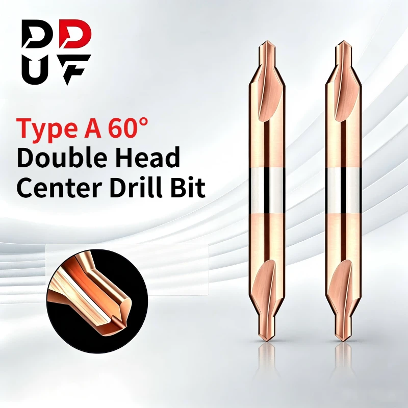 DDUF 60° A-Type Double End Carbide Spot Drill Coated Tungsten Steel Bit for Lathe Milling Metal Positioning Countersinking Work
DDUF 60° A-Type Double End Carbide Spot Drill Coated Tungsten Steel Bit for Lathe Milling Metal Positioning Countersinking Work