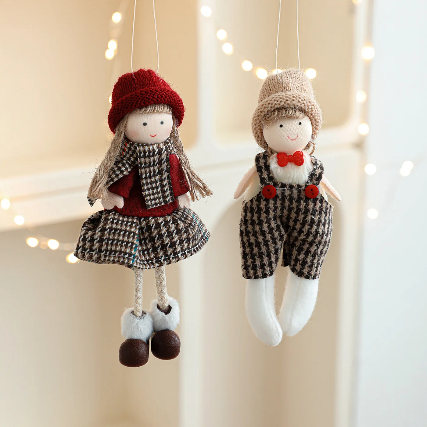 New Cute Pendant Round Hat Girl Boy Christmas Decoration Plush Doll Car Hanging Christmas Tree Hanging Ornaments 
New Cute Pendant Round Hat Girl Boy Christmas Decoration Plush Doll Car Hanging Christmas Tree Hanging Ornaments