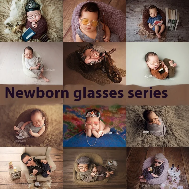 Newborn Photography Accessories Props Children's Sunglasses Study Glasses for Studio Baby Photo Shooting Photographer Photoshoot
Newborn Photography Accessories Props Children's Sunglasses Study Glasses for Studio Baby Photo Shooting Photographer Photoshoot