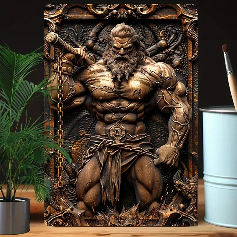 1Pc Vintage Metal Strong Man Wall Art Plaque Sign Perfect for Cafe Man Cave Bars Garden Home Room Clubs Bedroom Gym Garage Decor
1Pc Vintage Metal Strong Man Wall Art Plaque Sign Perfect for Cafe Man Cave Bars Garden Home Room Clubs Bedroom Gym Garage Decor