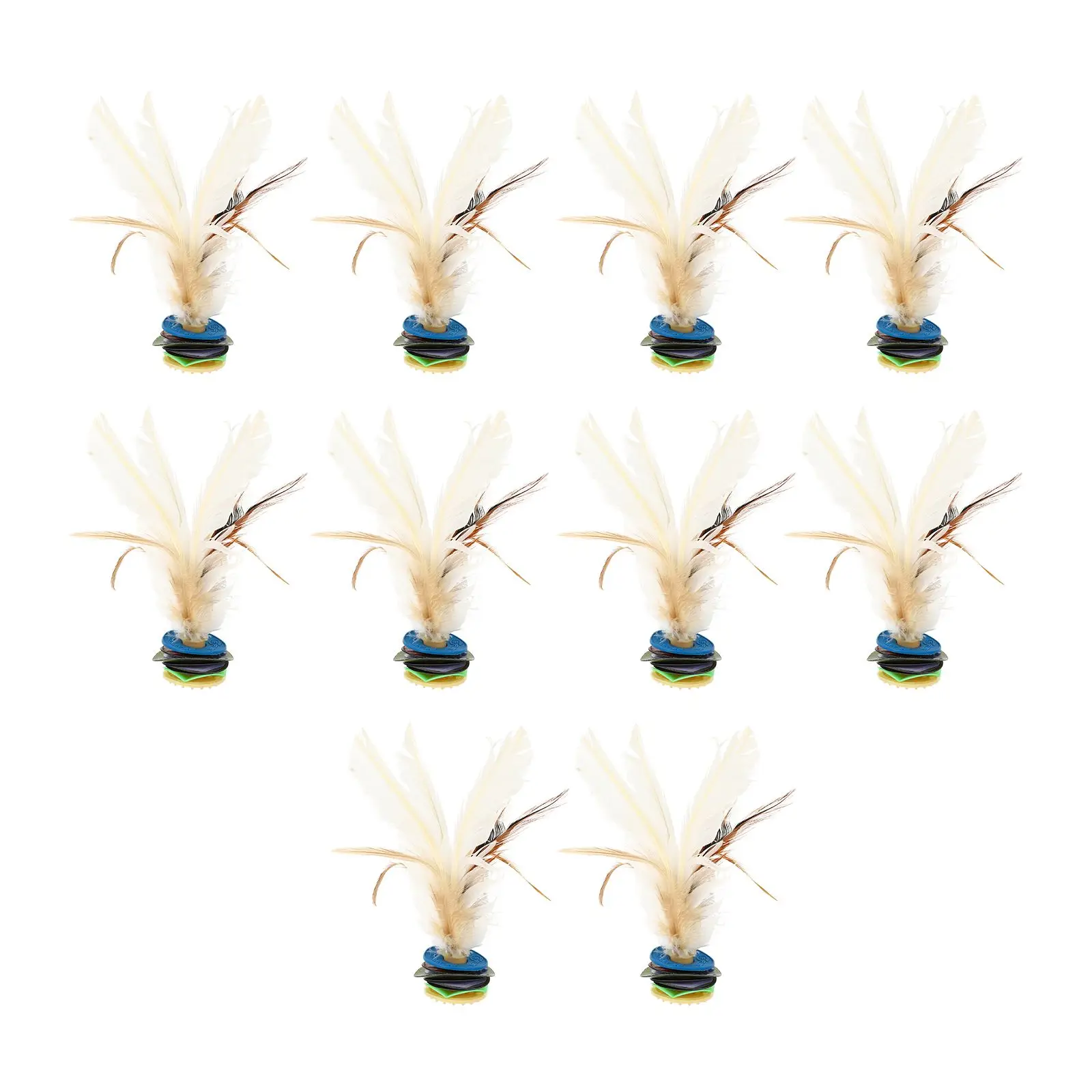 10 Pcs Fitness Shuttlecock Kicking Game Toy High Elasticity Durable Premium Material Ideal Leg Muscle Strength
10 Pcs Fitness Shuttlecock Kicking Game Toy High Elasticity Durable Premium Material Ideal Leg Muscle Strength