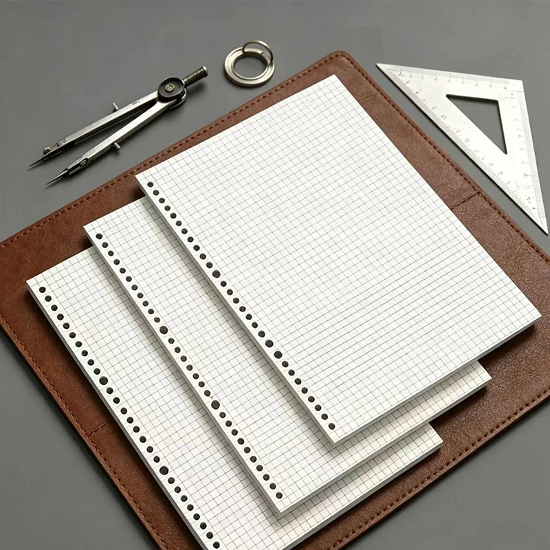 B5 grid loose leaf paper replacement, thickened paper, easy to write, suitable for daily study and office use (60 sheets/book)
B5 grid loose leaf paper replacement, thickened paper, easy to write, suitable for daily study and office use (60 sheets/book)