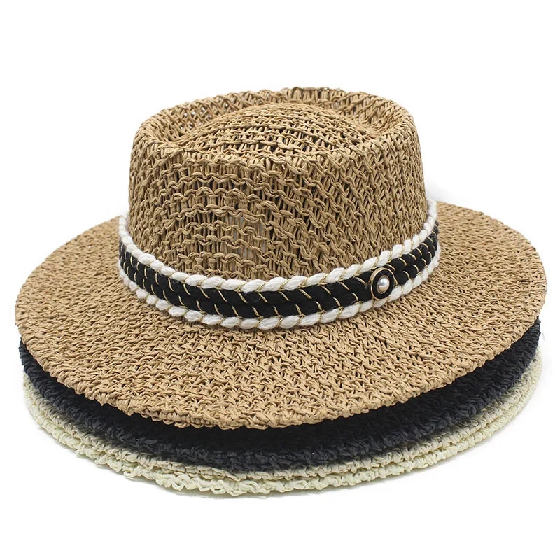 Summer Hollow Breathable Fisherman Hat for Women, Korean Style Outdoor Sun Protection Hat, Small Fragrance Style Ribbon Sun Hat
Summer Hollow Breathable Fisherman Hat for Women, Korean Style Outdoor Sun Protection Hat, Small Fragrance Style Ribbon Sun Hat