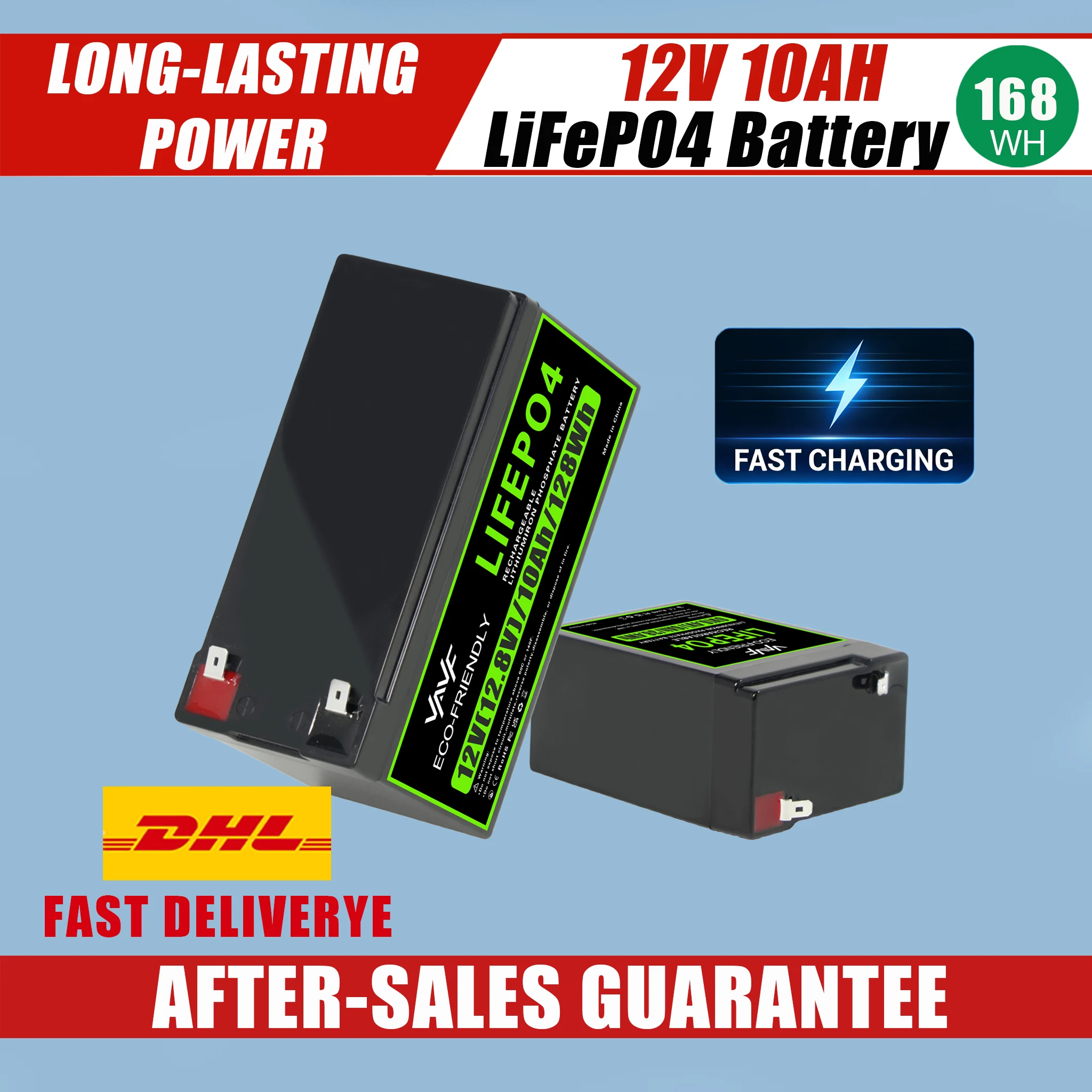 12V 10000mAh LiFePO4 Battery with BMS 4000+Cyclesfor Off-Road Adventures & Off-Grid Homes☁️Solar Energy Storage,RV Travel
12V 10000mAh LiFePO4 Battery with BMS 4000+Cyclesfor Off-Road Adventures & Off-Grid Homes☁️Solar Energy Storage,RV Travel