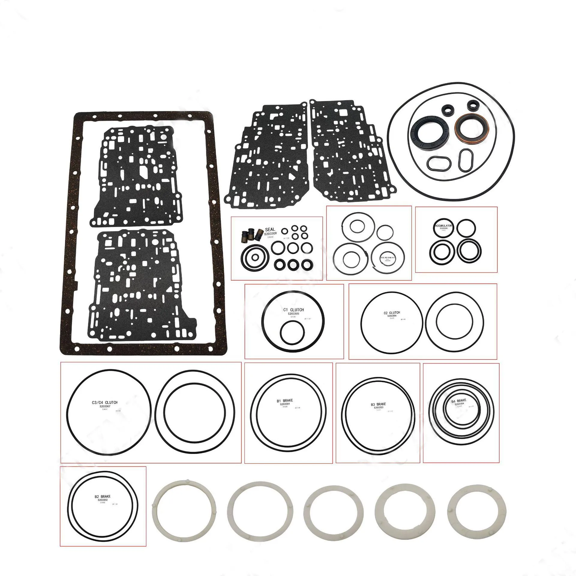 A960 A960E TB-65SN TB-60NF Automatic Transmission Overhaul Kit Seals Ring Gasket For TOYOTA LEXUS 
A960 A960E TB-65SN TB-60NF Automatic Transmission Overhaul Kit Seals Ring Gasket For TOYOTA LEXUS