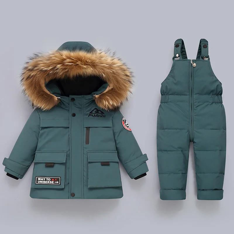 Children Clothing Set 2pcs Baby Winter Warm Down Jackets Boys Jumpsuit Infant Overalls toddler Girl Clothes Kids Snowsuit parka
Children Clothing Set 2pcs Baby Winter Warm Down Jackets Boys Jumpsuit Infant Overalls toddler Girl Clothes Kids Snowsuit parka