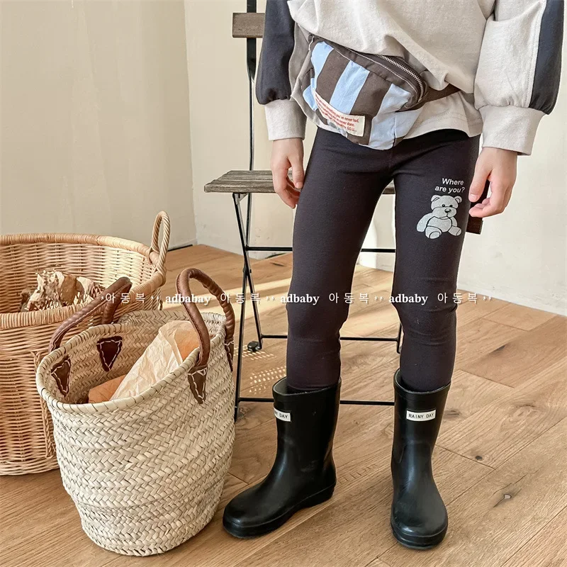 2024 Spring New Little Girls Bear Print Leggings Cotton Baby Toddler Casual Trousers Kids Elastic Pants Children Clothes 1 To 7
2024 Spring New Little Girls Bear Print Leggings Cotton Baby Toddler Casual Trousers Kids Elastic Pants Children Clothes 1 To 7