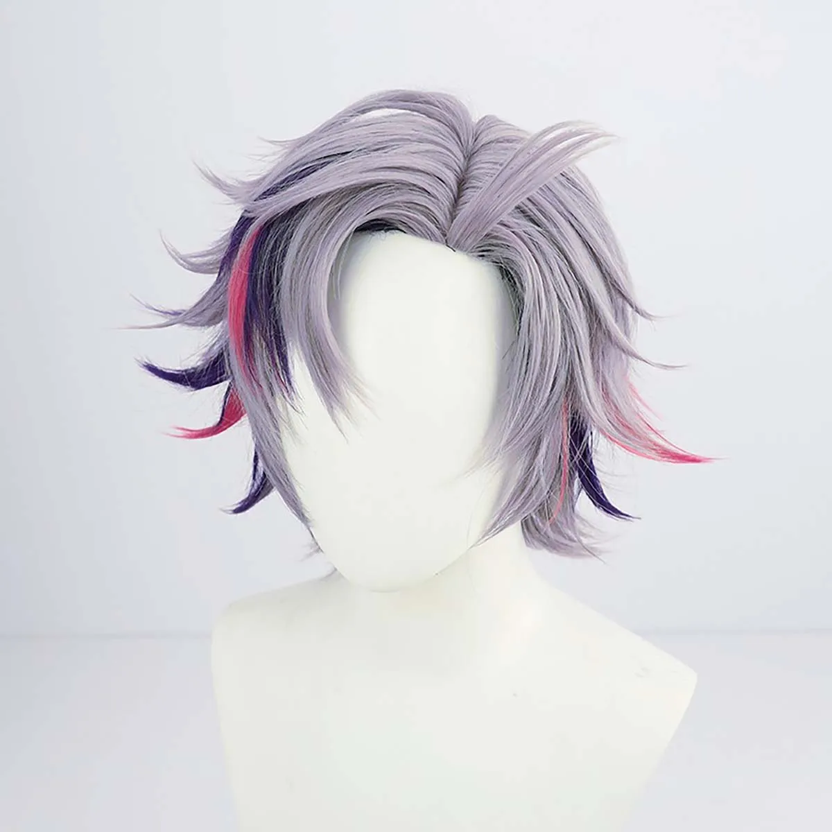 Virtual YouTuber VTuber Fuwa Minato Cosplay Short Mixed Purple Pink Hightlight Wig
Virtual YouTuber VTuber Fuwa Minato Cosplay Short Mixed Purple Pink Hightlight Wig