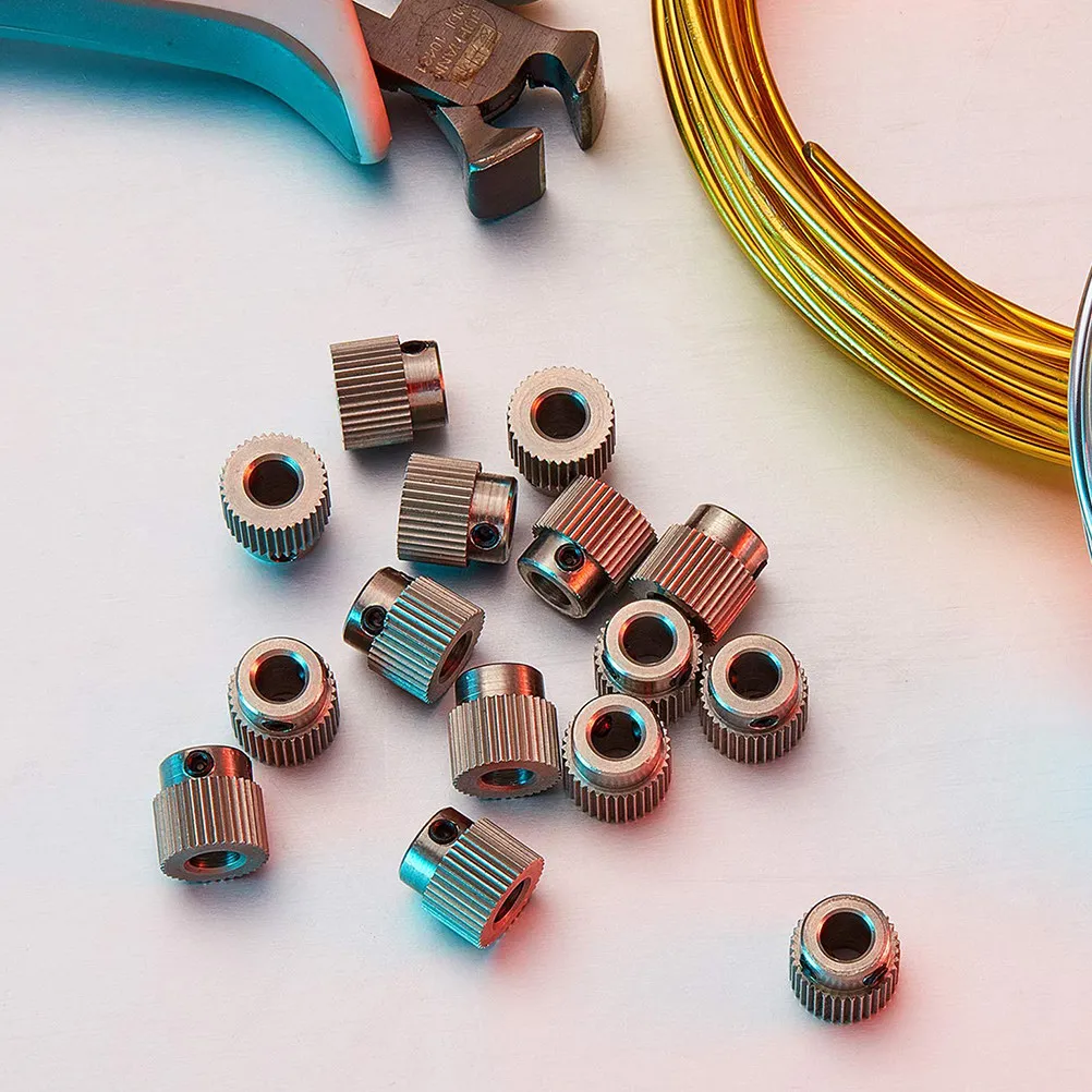 15Pcs 36 Teeth Stainless Steel Feed Wheel Extruder Gear for 3D Printer Easy Install Compatible Most Models Efficient Feeding
15Pcs 36 Teeth Stainless Steel Feed Wheel Extruder Gear for 3D Printer Easy Install Compatible Most Models Efficient Feeding