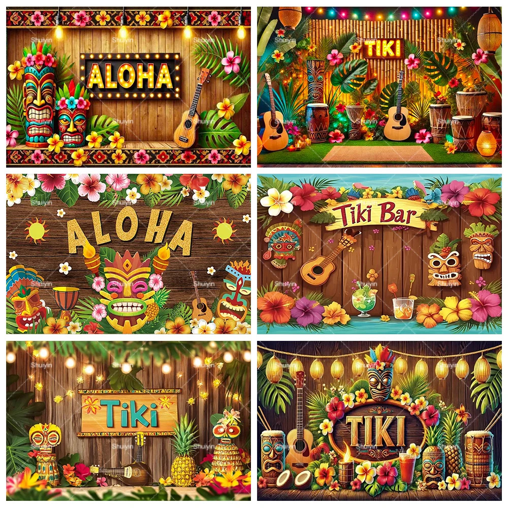 Summer Hawaii Tiki Cocktail Bar Backdrop Aloha Totem Flower Tiki Bar Party Supplies Birthday Decorations Photography Background
Summer Hawaii Tiki Cocktail Bar Backdrop Aloha Totem Flower Tiki Bar Party Supplies Birthday Decorations Photography Background
