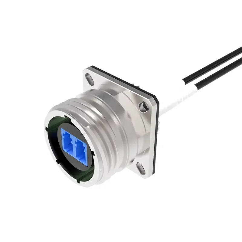 Industrial 2 Pin Fiber Optic Waterproof Panel Mount Connector Socket with Wire Plug Cable
Industrial 2 Pin Fiber Optic Waterproof Panel Mount Connector Socket with Wire Plug Cable