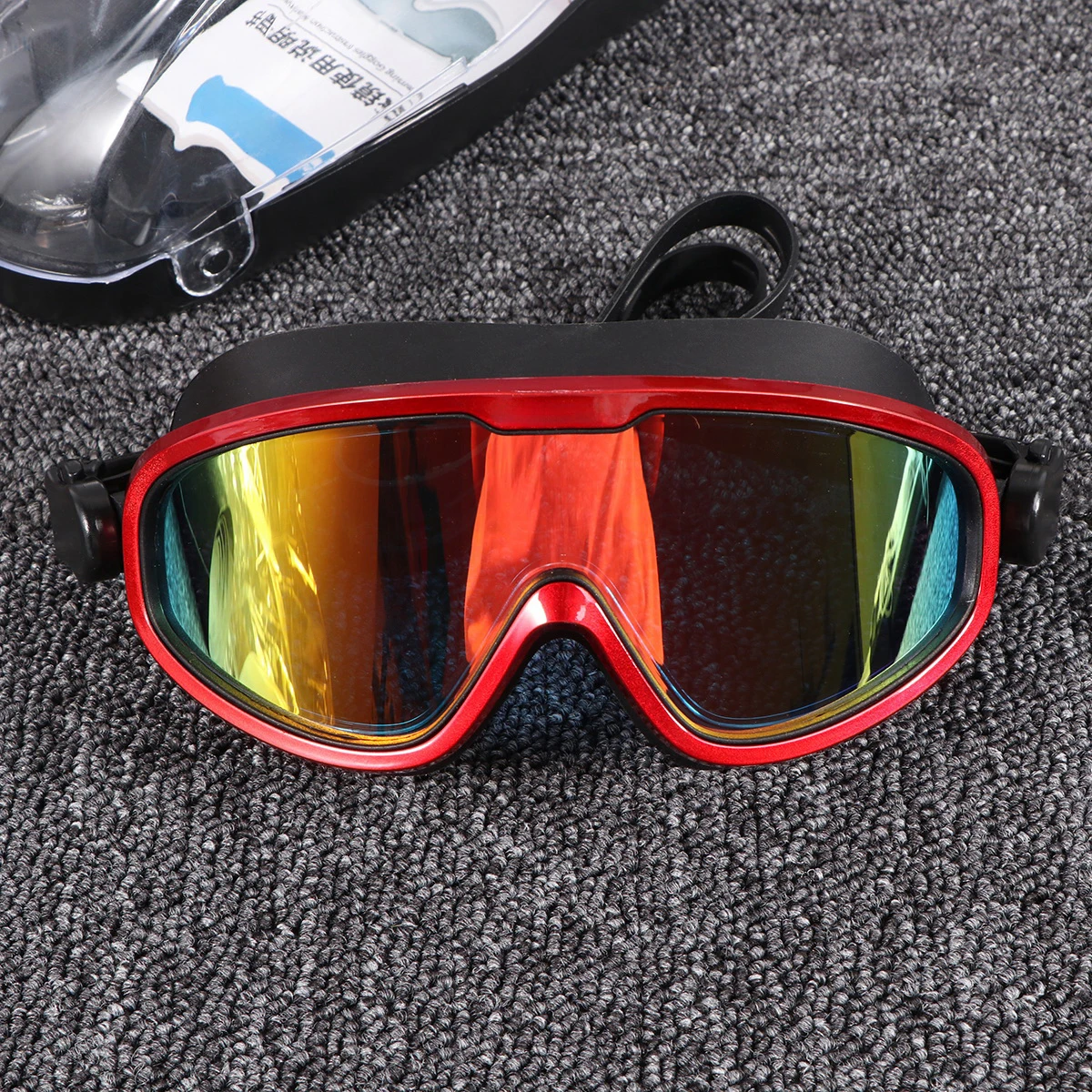 Waterproof Swimming Goggles Clear Vision Thickened Silicone Strong Sealing Snap Joint Design Unisex Red Diving
Waterproof Swimming Goggles Clear Vision Thickened Silicone Strong Sealing Snap Joint Design Unisex Red Diving