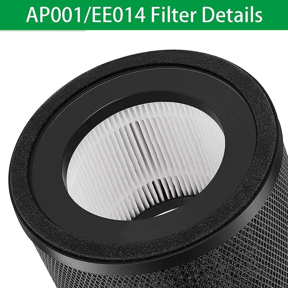 air purification filter 2Pack Replacement 3-In-1 HEPA Air Filters Compatible for TaoTronics TT-AP001 /
air purification filter 2Pack Replacement 3-In-1 HEPA Air Filters Compatible for TaoTronics TT-AP001 /