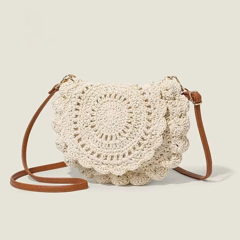 Woven Hollow Crossbody Bag Women's Vintage Floral Woven Shoulder Bag Boho Summer Casual Vacation Beach Bag With Adjustable Strap
Woven Hollow Crossbody Bag Women's Vintage Floral Woven Shoulder Bag Boho Summer Casual Vacation Beach Bag With Adjustable Strap