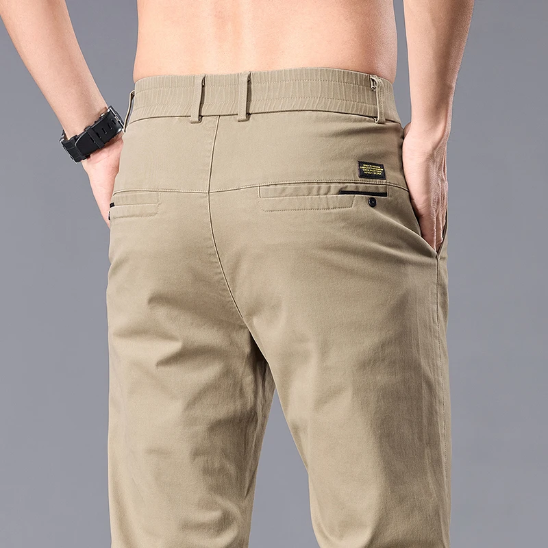 Business Straight Ice Silk Casual Pants Men Spring Summer Thin Breathable Fashion Trousers Classic Men's Clothing Luxury Pants
Business Straight Ice Silk Casual Pants Men Spring Summer Thin Breathable Fashion Trousers Classic Men's Clothing Luxury Pants
