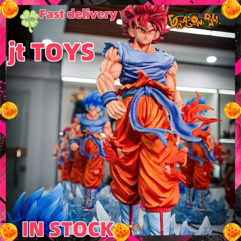 IN STOCK JT toys 35cm Dragon Ball Z Kakarotto Anime Figure Son Goku Super Saiyan God blue two heads Figure PVC Model Toy Gifts
IN STOCK JT toys 35cm Dragon Ball Z Kakarotto Anime Figure Son Goku Super Saiyan God blue two heads Figure PVC Model Toy Gifts