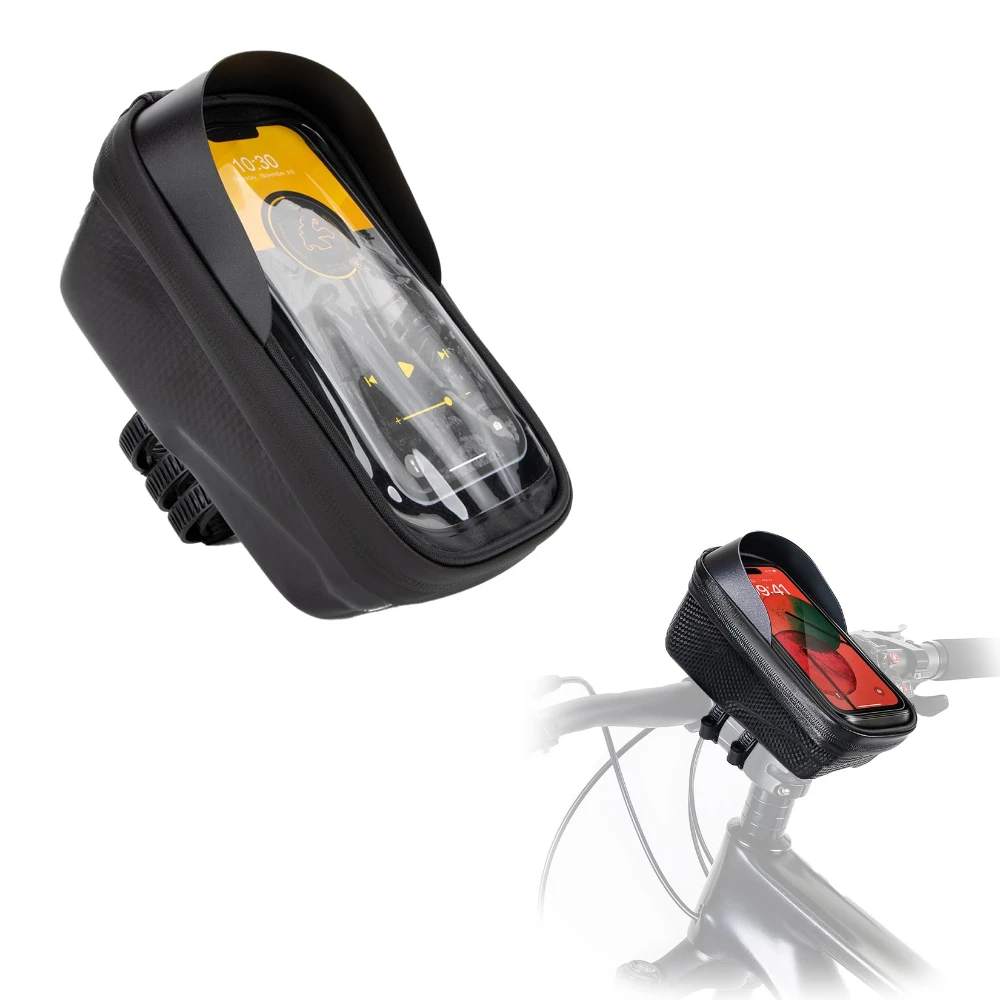 Waterproof Bike Frame Bag Large Top Tube Bag for 4.7-6.8 Inch Phones Fits 30-55mm Tubes MTB Bicycle Accessories
Waterproof Bike Frame Bag Large Top Tube Bag for 4.7-6.8 Inch Phones Fits 30-55mm Tubes MTB Bicycle Accessories