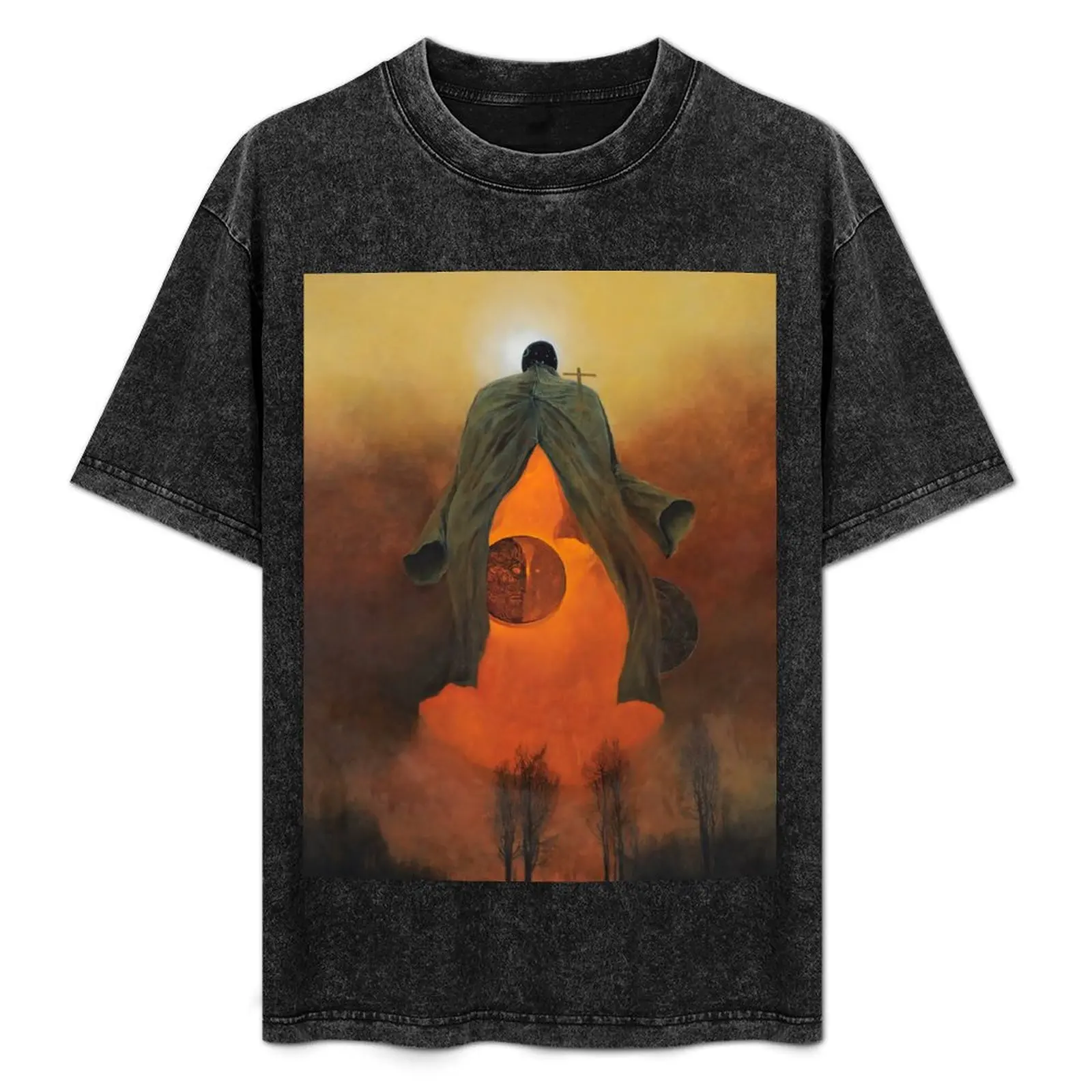 Untitled (The Eclipse) by Zdzislaw Beksinski T-Shirt Big Size Simple T-Shirt
Untitled (The Eclipse) by Zdzislaw Beksinski T-Shirt Big Size Simple T-Shirt