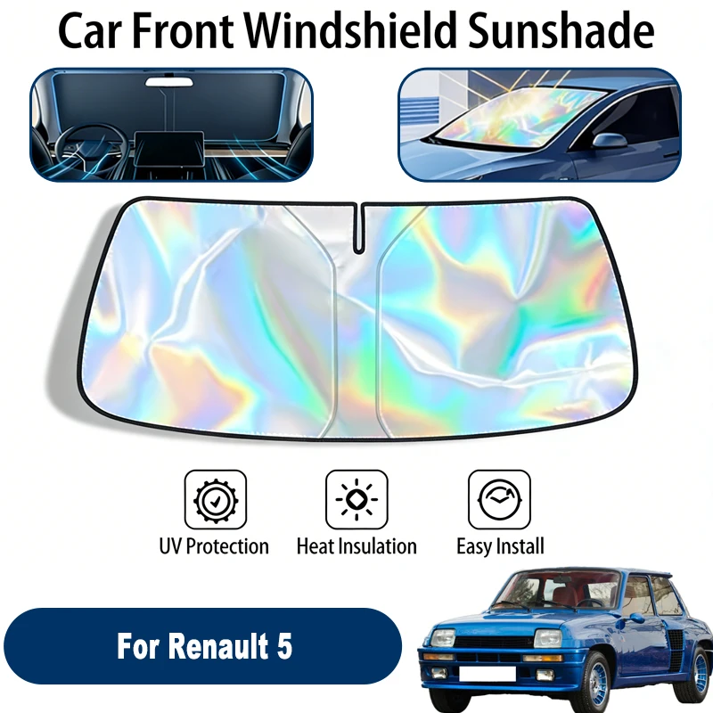 Foldable Front Windshield Sun Shade For Renault 5 UV Reflective Sun Protection Cover Car Interior Accessories
Foldable Front Windshield Sun Shade For Renault 5 UV Reflective Sun Protection Cover Car Interior Accessories