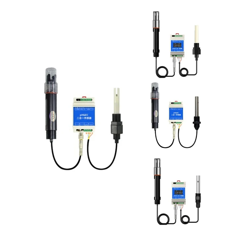 Din Rail Type PH EC Plastic Electrode Probe Detector RS485 2-In-1 Sensor Industrial Sewage Monitor
Din Rail Type PH EC Plastic Electrode Probe Detector RS485 2-In-1 Sensor Industrial Sewage Monitor