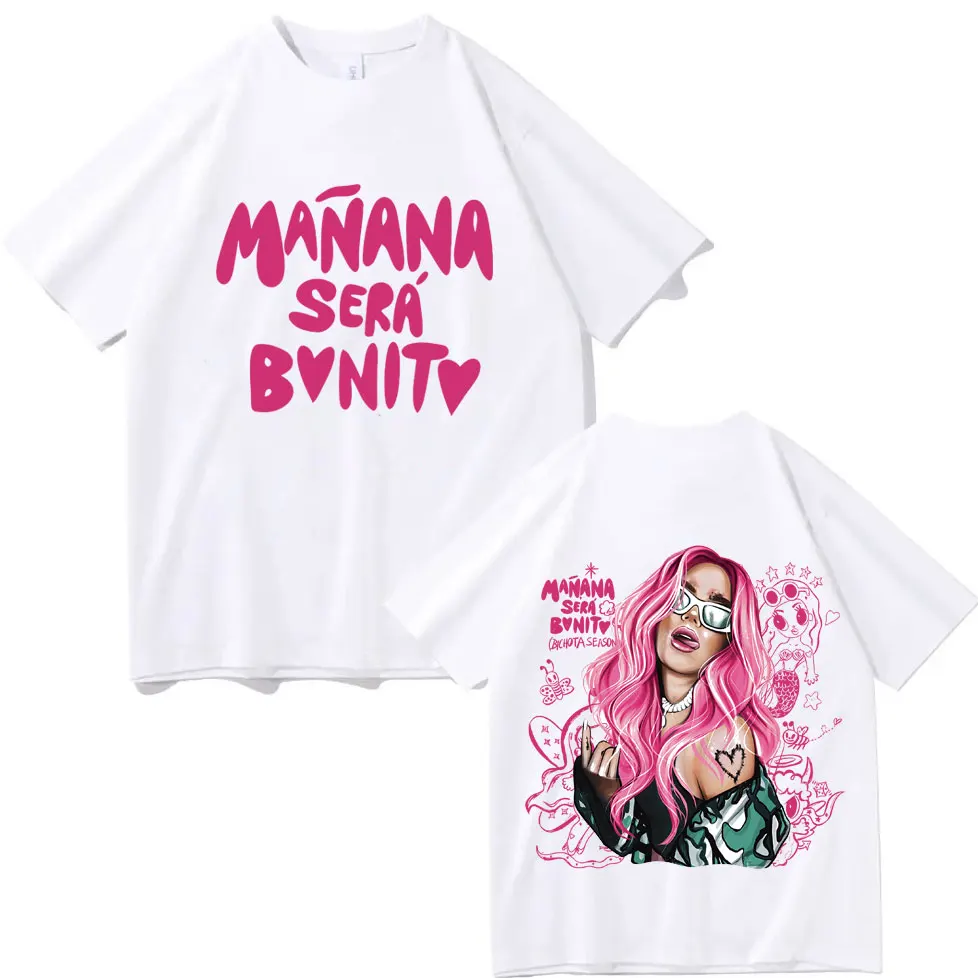 Karol G Manana Sera Bonito Bichota Graphic T Shirt Men Women Fashion Hip Hop Y2k T-shirt Oversized High Quality Cotton T-shirts
Karol G Manana Sera Bonito Bichota Graphic T Shirt Men Women Fashion Hip Hop Y2k T-shirt Oversized High Quality Cotton T-shirts