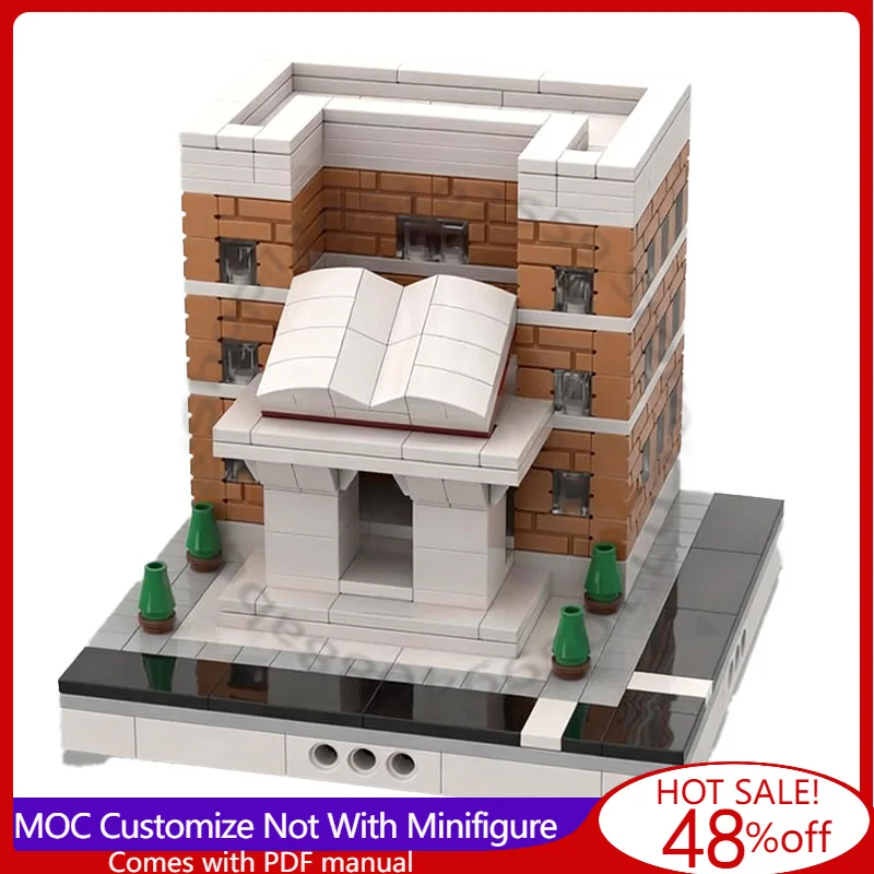 Набор строительных блоков 433 детали: Модульная школа для мини-города, MOC, индивидуальная сборка, популярная игрушка-конструктор, подарок
Набор строительных блоков 433 детали: Модульная школа для мини-города, MOC, индивидуальная сборка, популярная игрушка-конструктор, подарок