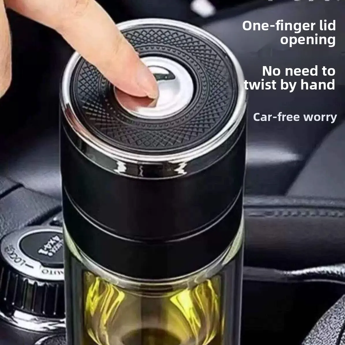 Double-Layered Insulated Glass Cup for Men One-Button Press Tea Water Separation Car Water Cup Beverage Shape High B...
Double-Layered Insulated Glass Cup for Men One-Button Press Tea Water Separation Car Water Cup Beverage Shape High B...