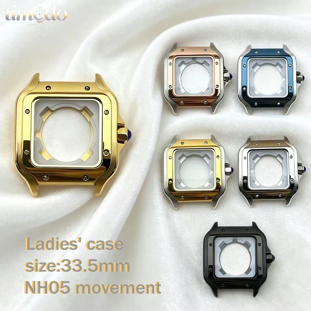 NH05 33.5mm Case Women's Watch High Quality Stainless Steel Watch Customized Logo Case Suitable for NH05 Movement Watch Accessor
NH05 33.5mm Case Women's Watch High Quality Stainless Steel Watch Customized Logo Case Suitable for NH05 Movement Watch Accessor