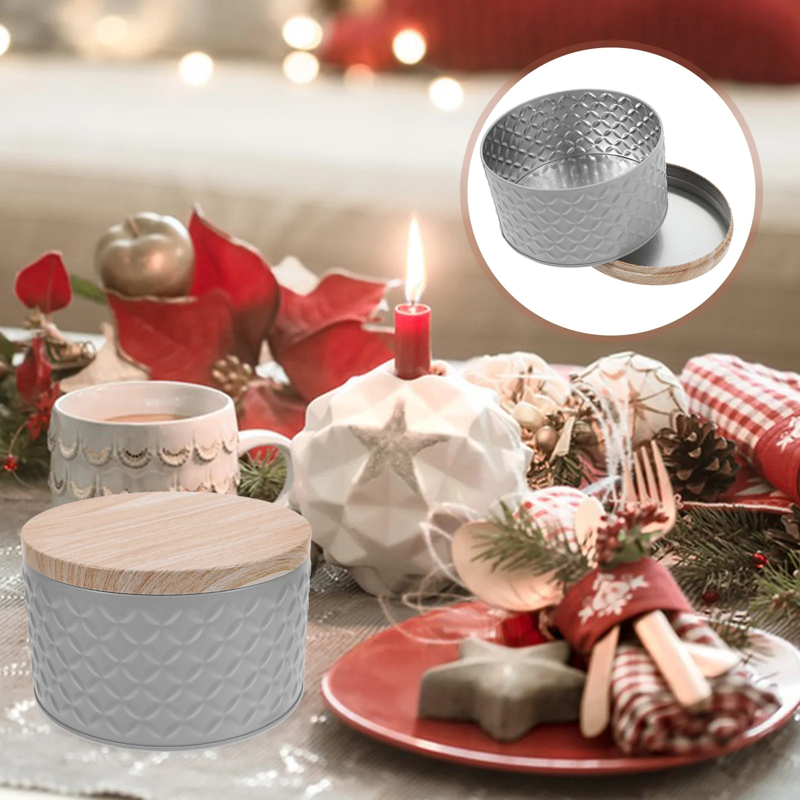 Cookie Tin Container Airtight Storage Jar Lid Biscuit Snack Boxes Child Food Gifts Party Favor Metal Canning Jars Treats
Cookie Tin Container Airtight Storage Jar Lid Biscuit Snack Boxes Child Food Gifts Party Favor Metal Canning Jars Treats