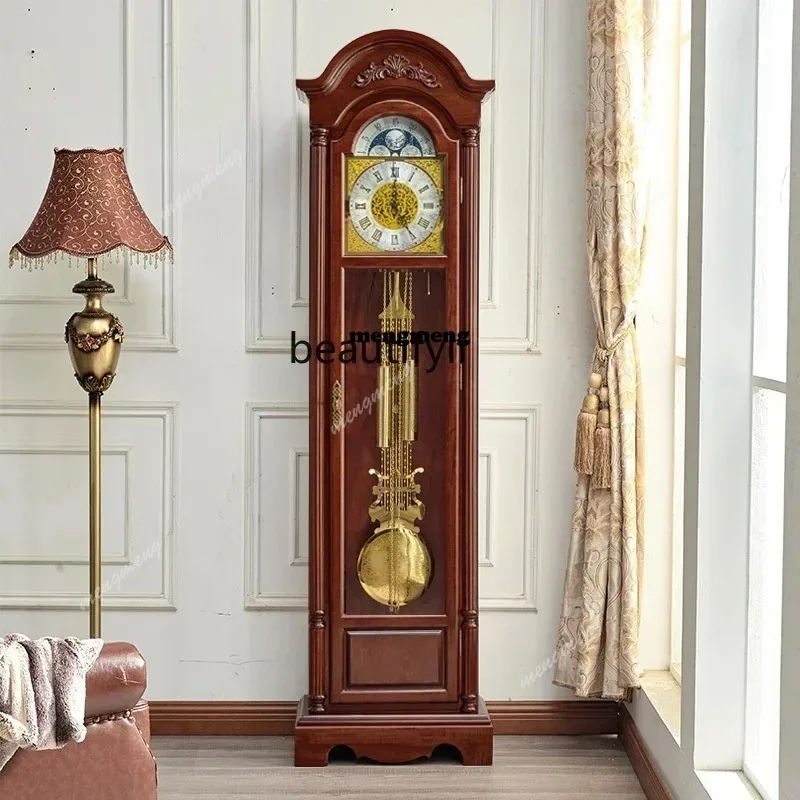 N German Helmler retro floor clock living room mechanical pendulum vertical clock
N German Helmler retro floor clock living room mechanical pendulum vertical clock