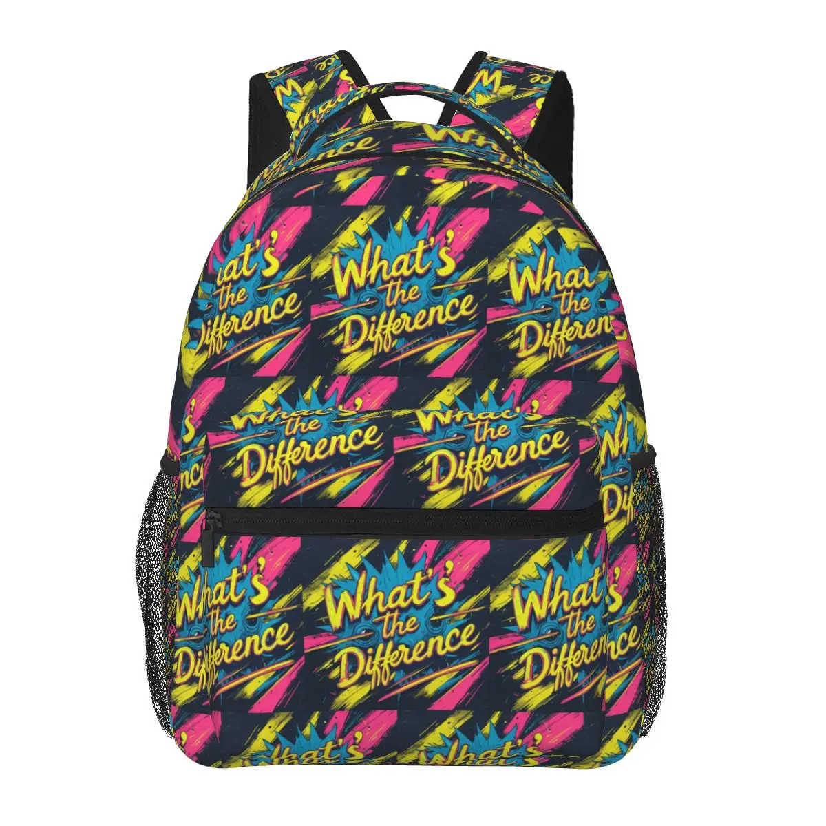What's The Difference Backpack Hot Sale Daypack Large Capacity Kids BookBag School Bag Shoulder Bags for Men Women
What's The Difference Backpack Hot Sale Daypack Large Capacity Kids BookBag School Bag Shoulder Bags for Men Women