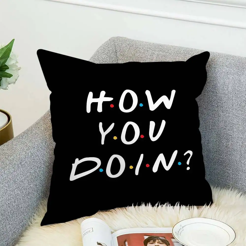 Friends Tv Show Pillow Case Double-Sided Printing Cushion Cover 45x45 Decorative Cushions Sofa Home Decor Soft Pillowcase
Friends Tv Show Pillow Case Double-Sided Printing Cushion Cover 45x45 Decorative Cushions Sofa Home Decor Soft Pillowcase