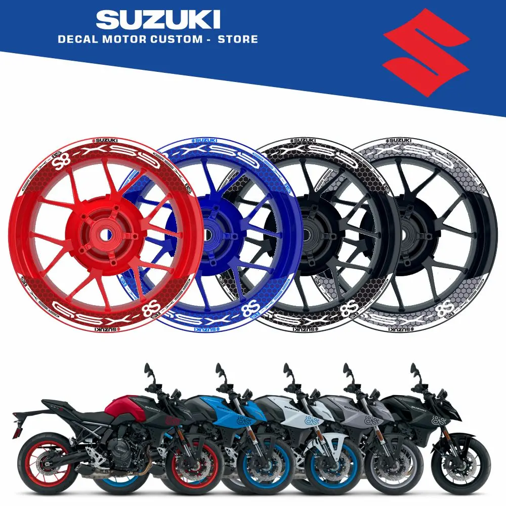 Многоцветный выбор, 8 шт., наклейки в полоску на передний + задний обод, наклейки, наклейки из 2 предметов, наклейки для SUZUKI GSX-8S GSX8S AL
Многоцветный выбор, 8 шт., наклейки в полоску на передний + задний обод, наклейки, наклейки из 2 предметов, наклейки для SUZUKI GSX-8S GSX8S AL