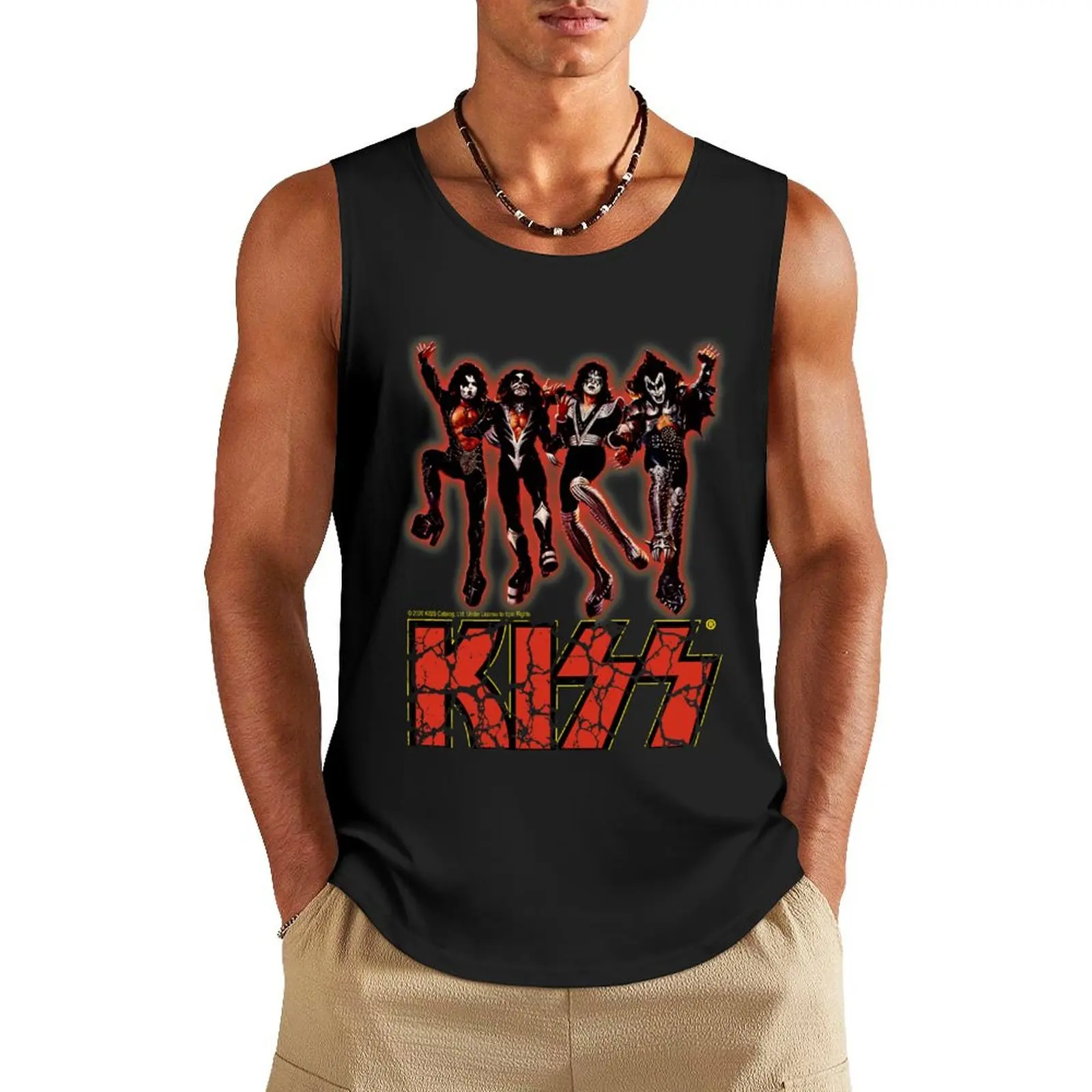 KISS band Tank Top sleeveless jackets mens gym clothes Men's sports t-shirt summer 2024
KISS band Tank Top sleeveless jackets mens gym clothes Men's sports t-shirt summer 2024