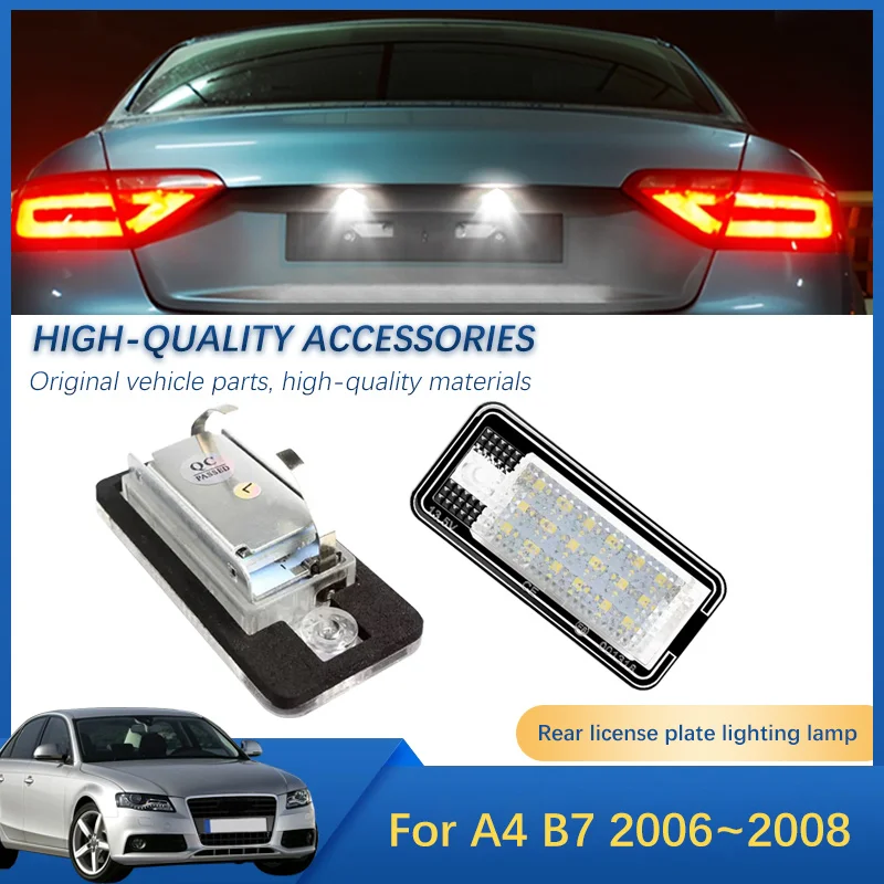 2Pcs Led License Plate Light Car Led License Plate Light For Audi A4 B7 2006-2008 Auto Accessories
2Pcs Led License Plate Light Car Led License Plate Light For Audi A4 B7 2006-2008 Auto Accessories