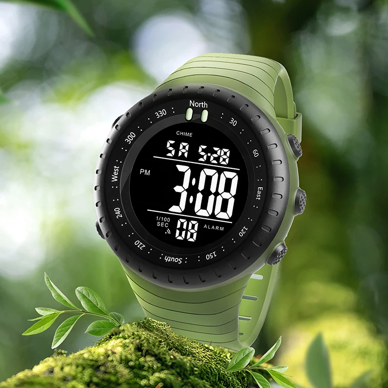 WECOOL W-613 Men’s Digital Sport Watch - 50M Waterproof Multifunction Alarm Stopwatch LED Backlight Chronograph
WECOOL W-613 Men’s Digital Sport Watch - 50M Waterproof Multifunction Alarm Stopwatch LED Backlight Chronograph