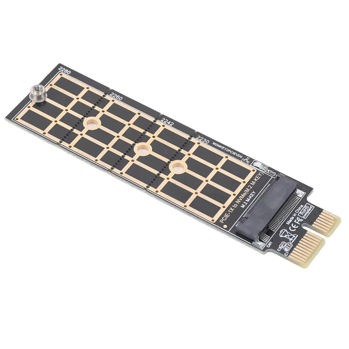 Адаптер PCIE-M.2 NVMe SSD M.2 PCIE 3.0 X1 Raiser Card PCI-E M Key Connector Поддержка 2230 2242 2260 2280 M.2 SSD — AA56
Адаптер PCIE-M.2 NVMe SSD M.2 PCIE 3.0 X1 Raiser Card PCI-E M Key Connector Поддержка 2230 2242 2260 2280 M.2 SSD — AA56