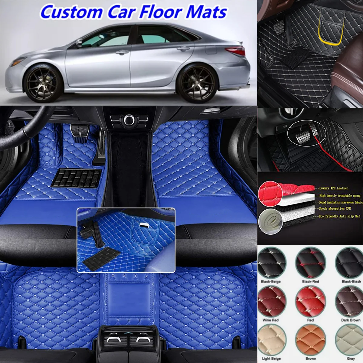 Custom Car Floor Mats For Maxus T70 T90 Auto Carpets Foot Coche Waterproof Leather Floor Liners
Custom Car Floor Mats For Maxus T70 T90 Auto Carpets Foot Coche Waterproof Leather Floor Liners