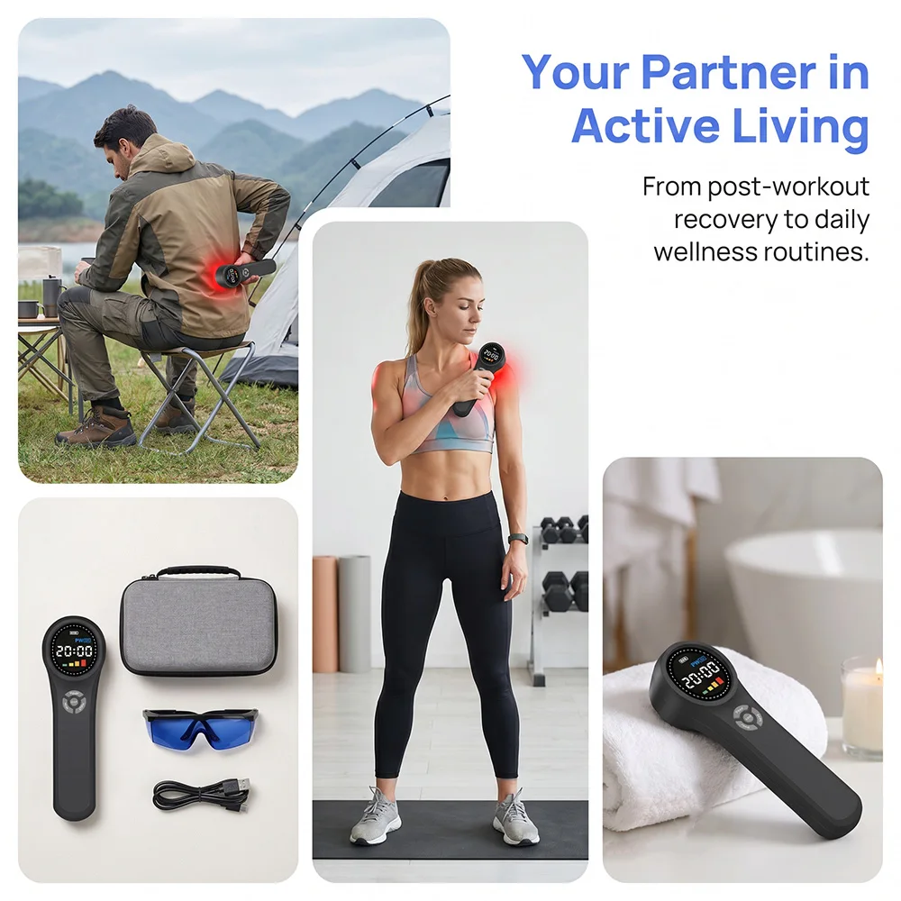 ZJZK Portable LLLT Device Cold Laser Red Infrared Light Therapy for Sports Injury Recovery Muscle Strain Joint Pain Inflammation
ZJZK Portable LLLT Device Cold Laser Red Infrared Light Therapy for Sports Injury Recovery Muscle Strain Joint Pain Inflammation