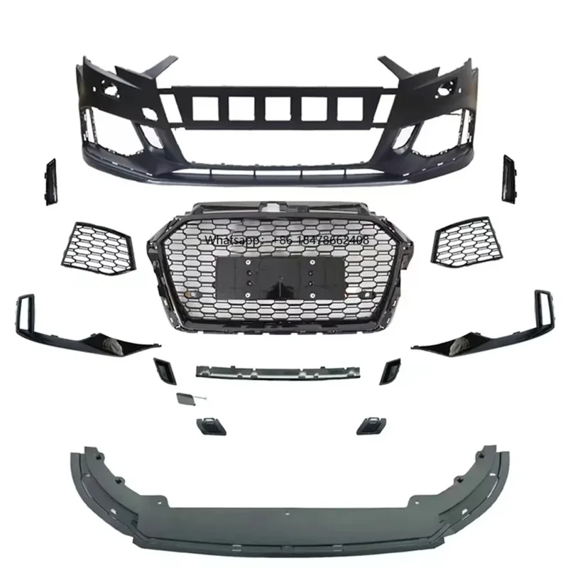RS3 Style Front Bumper Kit Include Front Bumper Grille Body Kit for A3 S3 2017 2018 2019
RS3 Style Front Bumper Kit Include Front Bumper Grille Body Kit for A3 S3 2017 2018 2019