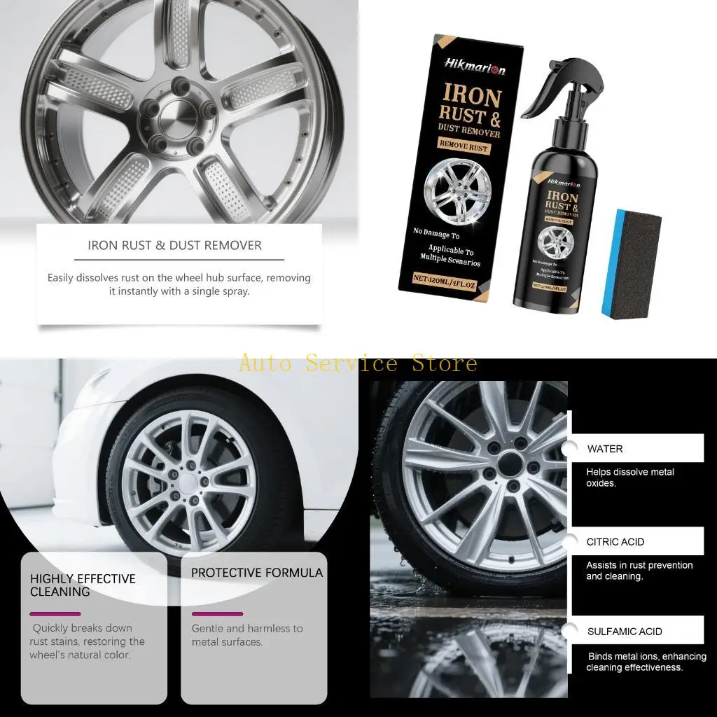 462A Brake Dust Remover Sprayer for Car 120Ml 4 Fl.Oz Rust Cleaning with Sponge for Routine Rims Maintenance Work
462A Brake Dust Remover Sprayer for Car 120Ml 4 Fl.Oz Rust Cleaning with Sponge for Routine Rims Maintenance Work